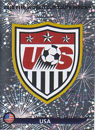 Team Emblem USA samolepka Panini World Cup 2010 #202